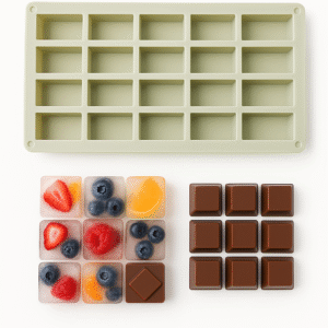 Foremka do kostek lodu Czekoladek Silikonowa 20 kostek 30x17,5x2cm