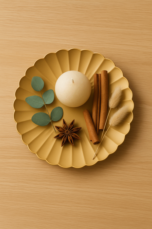 Złota taca dekoracyjna 33 cm podtalerz plastikowy okrągły - obrazek 4