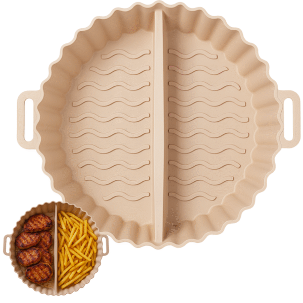Foremka silikonowa do Airfryer 20 cm z przegrodą