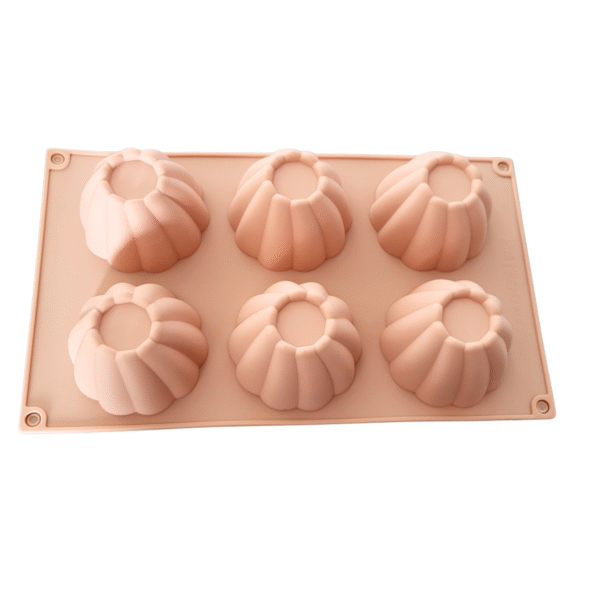 Forma silikonowa do babeczek galaretek 6 gniazd 30x17,5 cm