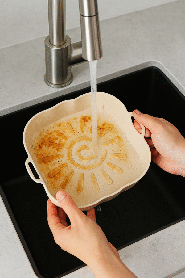 Wkład silikonowy do airfryer 20x20 cm foremka kwadratowa - obrazek 6