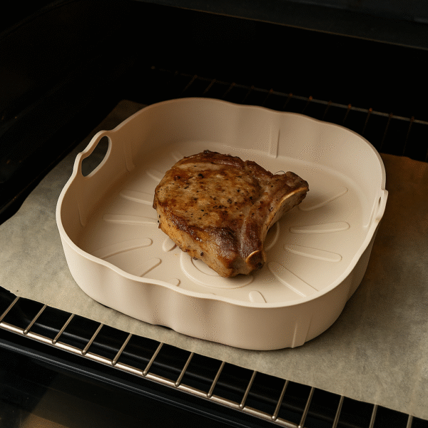 Wkład silikonowy do airfryer 20x20 cm foremka kwadratowa - obrazek 7