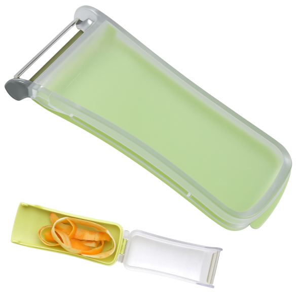 Obieraczka do warzyw z pojemnikiem i ostrzem do wykrawania