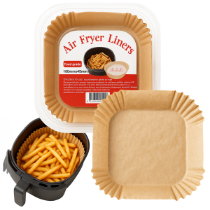 Papier do airfryera 20 cm wkłady 50 sztuk do frytkownicy beztłuszczowej