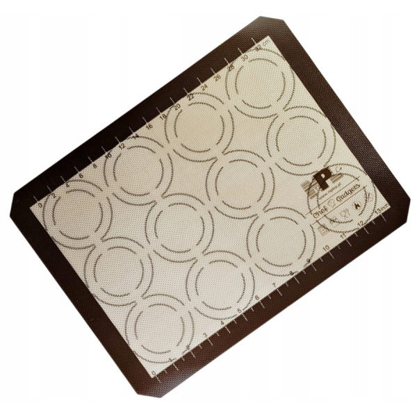 Silikonowa mata do pieczenia perforowana 40x30 cm wzór beza ciasteczka