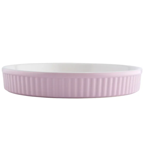 Ceramiczne naczynie do tarty 24 cm Fusion Pink 800 ml - obrazek 4