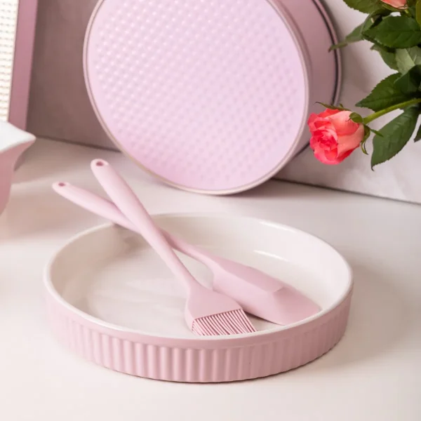 Ceramiczne naczynie do tarty 24 cm Fusion Pink 800 ml - obrazek 5