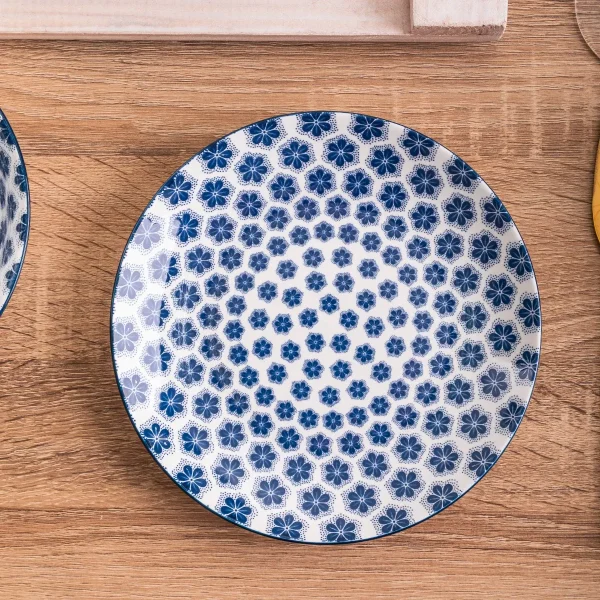 Talerz deserowy porcelanowy Arabeska 20 cm talerz na ciasto - obrazek 4