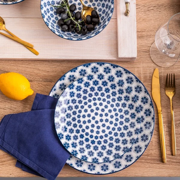 Talerz deserowy porcelanowy Arabeska 20 cm talerz na ciasto - obrazek 3