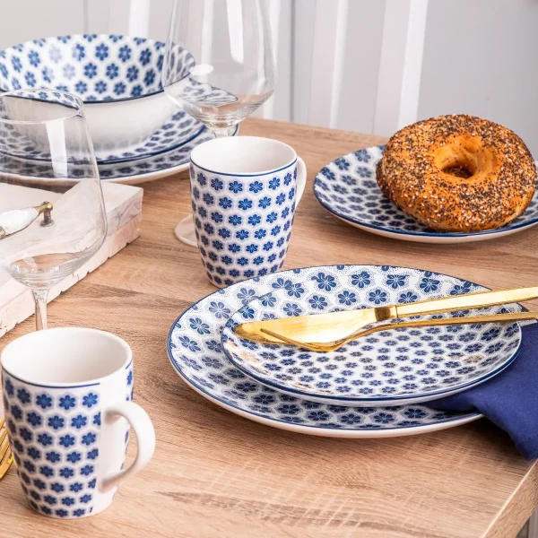 Talerz deserowy porcelanowy Arabeska 20 cm talerz na ciasto - obrazek 2