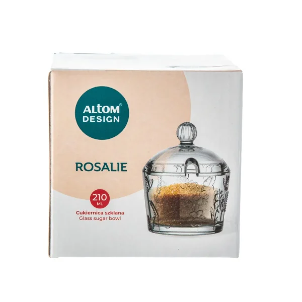 Cukiernica szklana z pokrywką Rosalie 210 ml Altom Design - obrazek 3